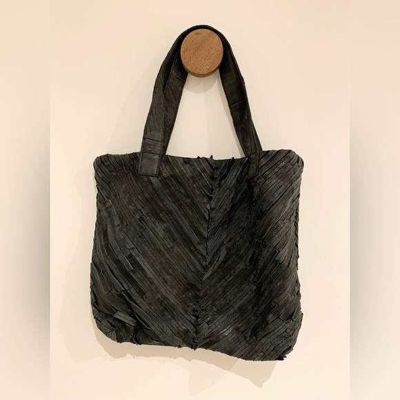 Boho Leather Handbag - Picture 1 of 3